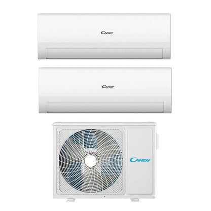 Climatizzatore fisso Candy Pura dualsplit 9000 + 12000 BTU classe A++/A+